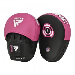 RDX Sports T1 Curved Hook and Jab Boxing Pads (Pink/Black)